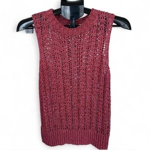GAP Women's Maroon Tank Top